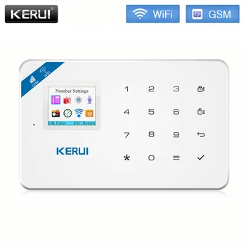 KERUI W18 Belaidžio ryšio WiFi, GSM apsaugos Sistemą 