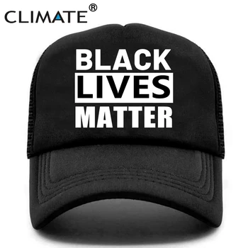 KLIMATO Negaliu Kvėpuoti Dangtelis Juodas Gyvenimo Klausimas, Antirasizmo Bžūp Antiracist Akių Trucker Bžūp Skrybėlę