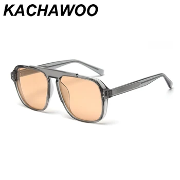 Kachawoo vyrų poliarizuoti akiniai nuo saulės photochromic vairavimo aukštos kokybės, skaidrios saulės akiniai moterims TR90 saulės pavėsyje vasarą
