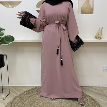 Kaftan Dubajus Abaja Turkijos Musulmonų Mados Suknelė, Hijab Islamas Caftan Abayas Moterų Vestidos Europos Drabužių Musulman De Režimas