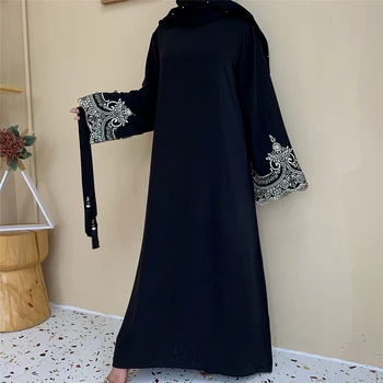 Kaftan Dubajus Abaja Turkijos Musulmonų Mados Suknelė, Hijab Islamas Caftan Abayas Moterų Vestidos Europos Drabužių Musulman De Režimas