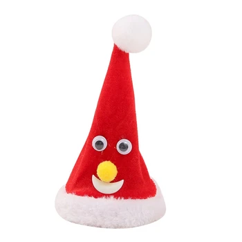 Kalėdų Dainavimo Elektros Skrybėlę Sūpynės Medžio Žaislas Baterija-free 