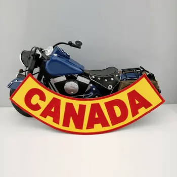 Kanada bandidos rokeris dviratininkas pleistras pinup kietas užsakymą lopai drabužių priedai, paraiškos lipdukai