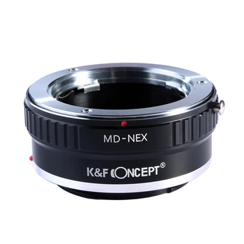 K&F SĄVOKA MD-NEX Objektyvo Adapterio Žiedas, skirtas Minolta MD Objektyvas Sony E-Mount NEX NEX3/5/7/5C F5 VG20 VG30 A5000 A6000 A7 Fotoaparatas