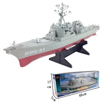 Kariuomenė Vadovaujasi Raketų Eskadrinis minininkas Laivo Modelį, Statinio Žaislai Stendas Karo Modelio 