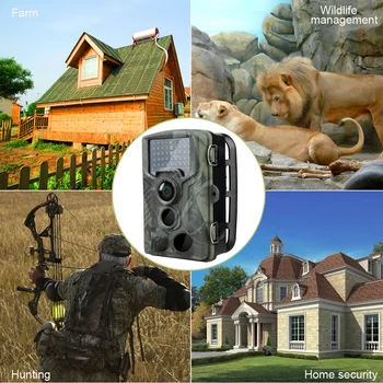 Karšto 20MP 1080P HD Kamera Gyvūnijos Infraraudonųjų spindulių Medžioklės HC800A Gyvūnijos Belaidės Stebėjimo Stebėjimo kamerų