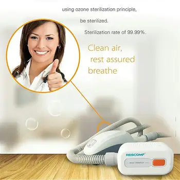 Karšto Pardavimo Baterija CPAP dezinfekavimo aparatą Sanitizer Sterilizer APAP Auto CPAP Ventiliatorių Švaresnis Miego Apnėja OSAHS APŽVALGA Anti-Knarkimas