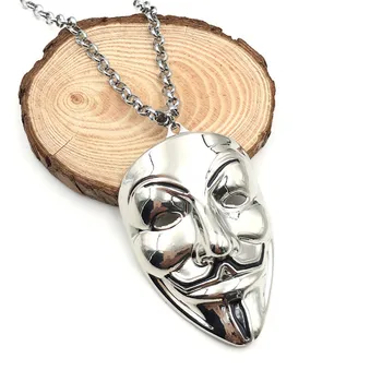 Karšto parduoti V-Vendetta mask valdinga asmenybė tendencija aukštos kokybės lydinio karoliai