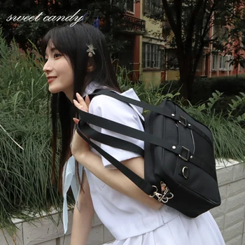 Kasdien Japonijos studentų krepšys, rankinė, saldainiai spalva aukštosios mokyklos studentas JK vienodas maišelį pečių maišą mini krepšys panele