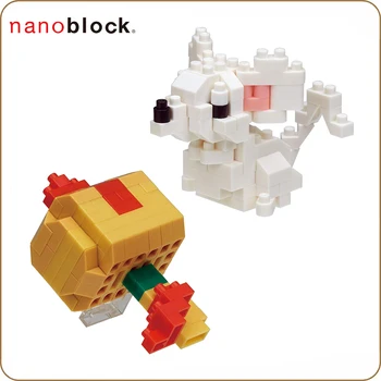Kawada Nanoblock NBC-301Mouse Ir Locky Plaktuku 170 Vnt Diamond Mikro Blokai Kūrybos Mini Plytų Žaislas Vaikui