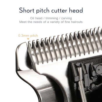 Kemei Nuplikimas Elektriniai Plaukų Clipper 0mm Drožyba Žoliapjovės Budos Galva Stiliaus Vyrų T-peilis Belaidžius Baterija Plaukų Pjovimo Mašina