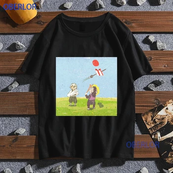 Kimetsu Nr. Yaiba X Gyvūnų Kirtimo Naujus Horizontus T-Shirt Spausdinti Aukštos Kokybės Atsitiktinis Laisvi Marškinėliai, vyriški Harajuku Anime Marškinėlius