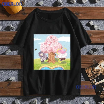 Kimetsu Nr. Yaiba X Gyvūnų Kirtimo Naujus Horizontus T-Shirt Spausdinti Aukštos Kokybės Atsitiktinis Laisvi Marškinėliai, vyriški Harajuku Anime Marškinėlius
