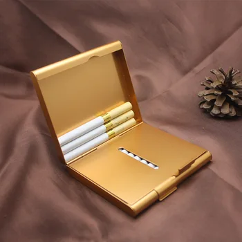 Kišenėje Lauke Vyrų Dovana 9.2*8.2*2CM Tabako Turėtojas Metalo 1Pcs Cigarečių Atveju Cigarų Laikymo Konteineris Rūkymo Reikmenys