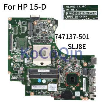 KoCoQin Nešiojamojo kompiuterio plokštę HP Probook 15-D 250 G2 HM76 SLJ8E Mainboard 747137-001 747137-501 010194G00-J09-G