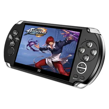 Konsolės X9 Psvita Žaidimas, Žaidėjas Nešiojamą Retro Jeux Vaizdo Wii Žaidimai Psp Viat TV Ekranas 5.0 Colių Su Juegos