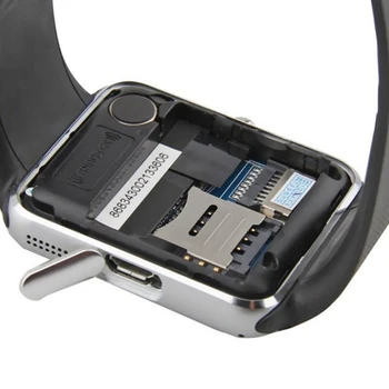 Kontaktai Ekrano GT08 Smart Žiūrėti SIM Kortelių Telefonas su Kamera Išmaniųjų Laikrodžių Apyrankės