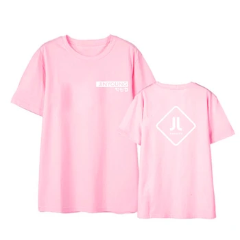 Kpop GOT7 JJ Projekto korėjos Pavadinimas Albumą Marškinėliai Atsitiktinis Palaidų Drabužių Marškinėlius Marškinėliai trumpomis Rankovėmis Viršūnes T-shirt DX535