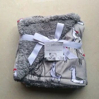 Kūdikių Antklodė naujas prekės ženklas tirštėti dvigubo sluoksnio vilnos kūdikių suvystyti bebe sport paketas wrap naujagimiams kūdikių patalynė, antklodė