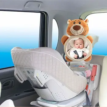 Kūdikių Galinio Susiduria Veidrodėliai Saugos Automobilio galinės Sėdynės Baby Lengva vaizdo Veidrodis, Reguliuojamas Naudinga Cute Kūdikių Stebėti Vaikams Vaikiška Vaikas