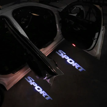 LED Automobilio Duris Lazerio Logotipas Projektoriaus Šviesos Priedai