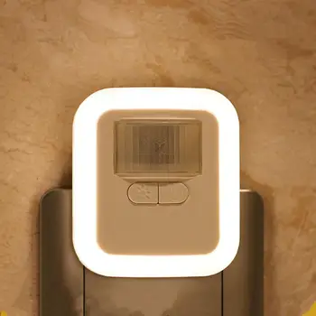 LED Nakties Šviesos ES/JAV Plug Šviesos Jutiklis Kontrolės naktinė lempa 5Modes Pritemdomi Šiltai Balta Naktis, Šviesa ir Šviesos Kontrolės 110V/220V