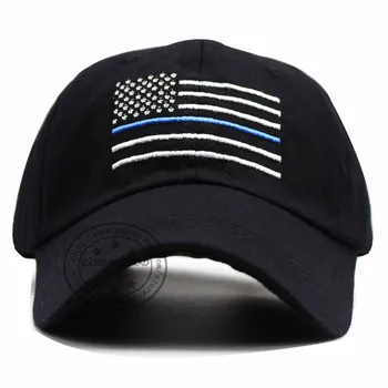 LIBERWOOD Amerikos Vėliava Plona Mėlyna Linija Žemo Profilio Taktiniai Skrybėlę Bžūp Už Policijos, Teisėsaugos Mėlyna Išsiuvinėti beisbolas Bžūp skrybėlę