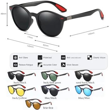 LIOUMO 2020 Prekės ženklo Dizainas Vyrams, Moterims, Klasikinis Retro Kniedės, Poliarizuota Akiniai nuo saulės TR90 Kojų Ovalo formos UV400 lentes de sol mujer zonnebril