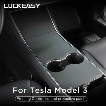 LUCKEASY automobilio centrinio valdymo skydas apsaugos pleistras Tesla Model 3 2017-2020 Centrinio valdymo trys pleistras mano Tesla Model Y