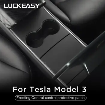 LUCKEASY automobilio centrinio valdymo skydas apsaugos pleistras Tesla Model 3 2017-2020 Centrinio valdymo trys pleistras mano Tesla Model Y