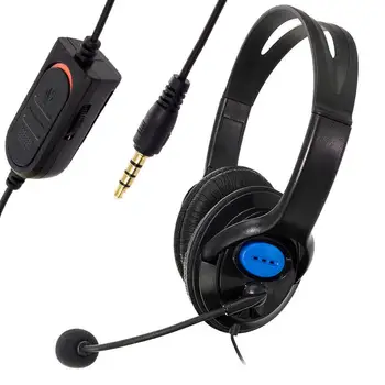 Laidinių Kompiuterinių Žaidimų Ausinės Su MIC casque garso Nutildymo jungiklis Triukšmas Atšaukimas Ausinės PS4 Sony PlayStation