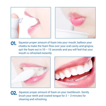 Lanbena balinimas dantų putėsiai burnos higienos pašalinti dėmes, apnašas dantų valymas dantų balta priemonė nauja versija dantys