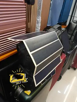 Lankstus, Ilgas dydžio skydelis saulės energijos CIGS plonasluoksnių saulės baterijomis, 