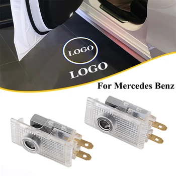 Led Automobilio Duris Šviesos Auto Logotipas Lazerio Projektorių Lempos Sveiki Mandagumo Žibintas, Skirtas Mercedes Benz W210 E220 E200 E230 E240 E55 