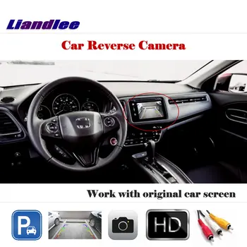 Liandlee Auto Grįžtamieji Parkavimo Kamera Honda HRV/HR-V Vezel 2013~2018 / Galinio vaizdo Kamera Galinio Dirbti su Automobilių Gamyklos Ekrane