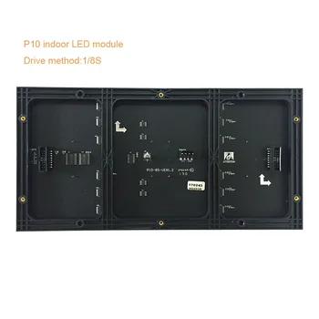 Lightall P10 full led modulis smd3528 patalpų led ženklas vaizdo sieną, led matricos ekranas etape ekrano P4 P5 P6 модуль p10 taksi