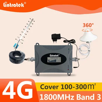 Lintratek 4G LTE Signalo Stiprintuvas DCS 1800 Mhz Kartotuvas GSM 4G Mobiliojo ryšio Signalo Kartotuvų 1800mhz Korinio ryšio tinklo Signalo Stiprintuvas Band 3 #6