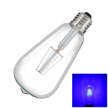 Litake E27 Retro Dekoratyvinis LED Edison Lemputės Užsukamu Pub Baras Aplinkos Kaitinamosios Lempos Lemputė Raudona Mėlyna Žalia Rausva