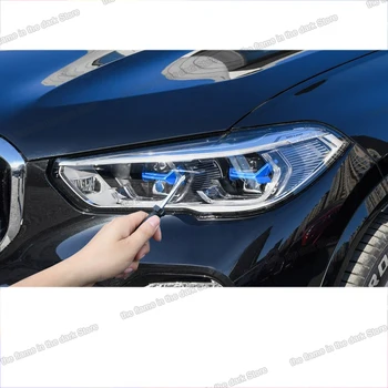 Lsrtw2017 skaidrios TPU automobilių žibintų apsauginės plėvelės bmw x5 2019 2020 2021 G05 anti-scratch lipdukas priedai