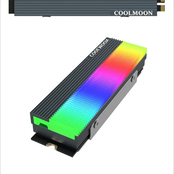 M. 2 SSD Kietąjį Diską, Radiatorių Kietojo Disko ARGB HeatSink MOBO 