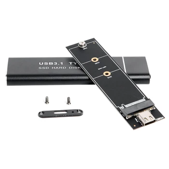 M2 VSD Byloje M. 2 NVME PCIe su USB3.1 GEN2 M Klavišą Kietojo Disko Gaubtas, Adapteris, skirtas 2230/2242/2260/2280 Tipas-C SSD Atveju Langelis