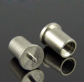 M3 lygiosios žalvario spalvos metalinės 5-12.5 mm, vario suvirinimo litavimo pin PCB LED SMT sriegis jungtis Vario Hex Veržle sriegiu praeiti Stulpelio