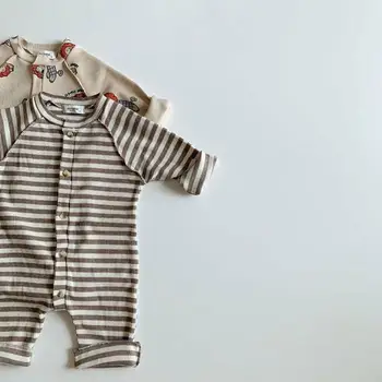 MILANCEL 2021 kūdikių drabužiai vienos krūties kūdikis merginos romper liūtas spausdinti kūdikių berniukų drabužiai