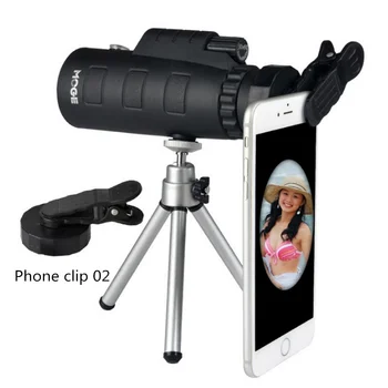 MOGE 50x60 Mažai Šviesos Lygis, Naktinio Matymo HD Aukštos raiškos Mobiliojo Telefono Kamera Monokuliariniai