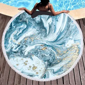 Mados Marmuro Modelis Vasaros Turas Paplūdimio Rankšluostį Su Raišteliu Saugojimo Krepšys Sporto Vonia, Dušas, Rankšluosčiai Su Kutas Toalla Playa