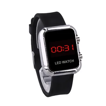Mados Moterų Laikrodžiai Sporto Smart Digital Žiūrėti Vyrų Elektroniniai Laikrodžiai LED Dienos Ekranas Silikono Dirželis Apyrankę Vaikams Laikrodis