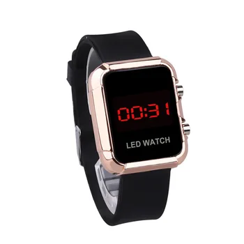 Mados Moterų Laikrodžiai Sporto Smart Digital Žiūrėti Vyrų Elektroniniai Laikrodžiai LED Dienos Ekranas Silikono Dirželis Apyrankę Vaikams Laikrodis
