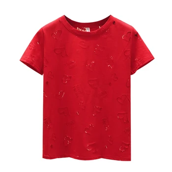 Mados T-shirt Moterims, Tuščiaviduriai iš Meilės sweet Tee marškinėliai Moteriška Viršūnes trumpomis rankovėmis Marškinėlius, O-kaklo marškinėliai Medvilnės 2020 Naisten T-paita