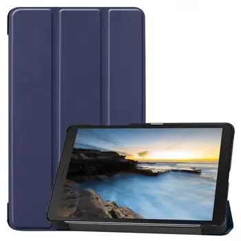 Magnetinio Case For Samsung Galaxy Tab 8.0 2019 SM-T290 SM-T295 T290 T295 PU Odos Apversti Stovėti Padengti Tablet Apsaugos Atveju