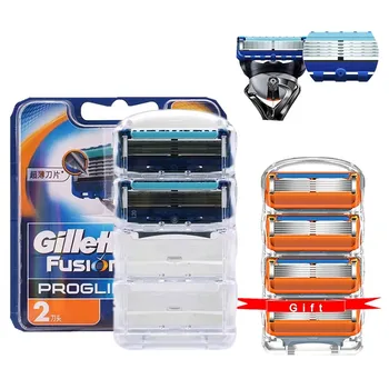 Mašina Skutimosi Peiliukai Gillette Fusion 5 PROGLIDE Skustuvas Ašmenys iš Nerūdijančio Plieno Skustuvo Ašmenimis Tiesiai Skutimosi Vyrams